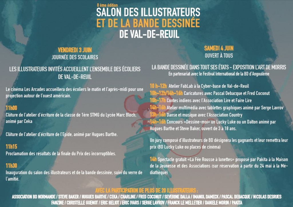 Programme du Salon des Illustrateurs 2016