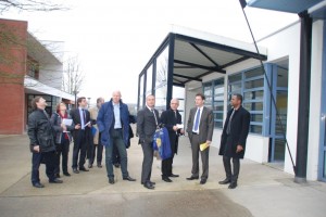 Visite de Nicolas Mayer-Rossignol Président de la Région