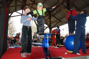 Animation de la Cie Equilibro au Carnaval 2012