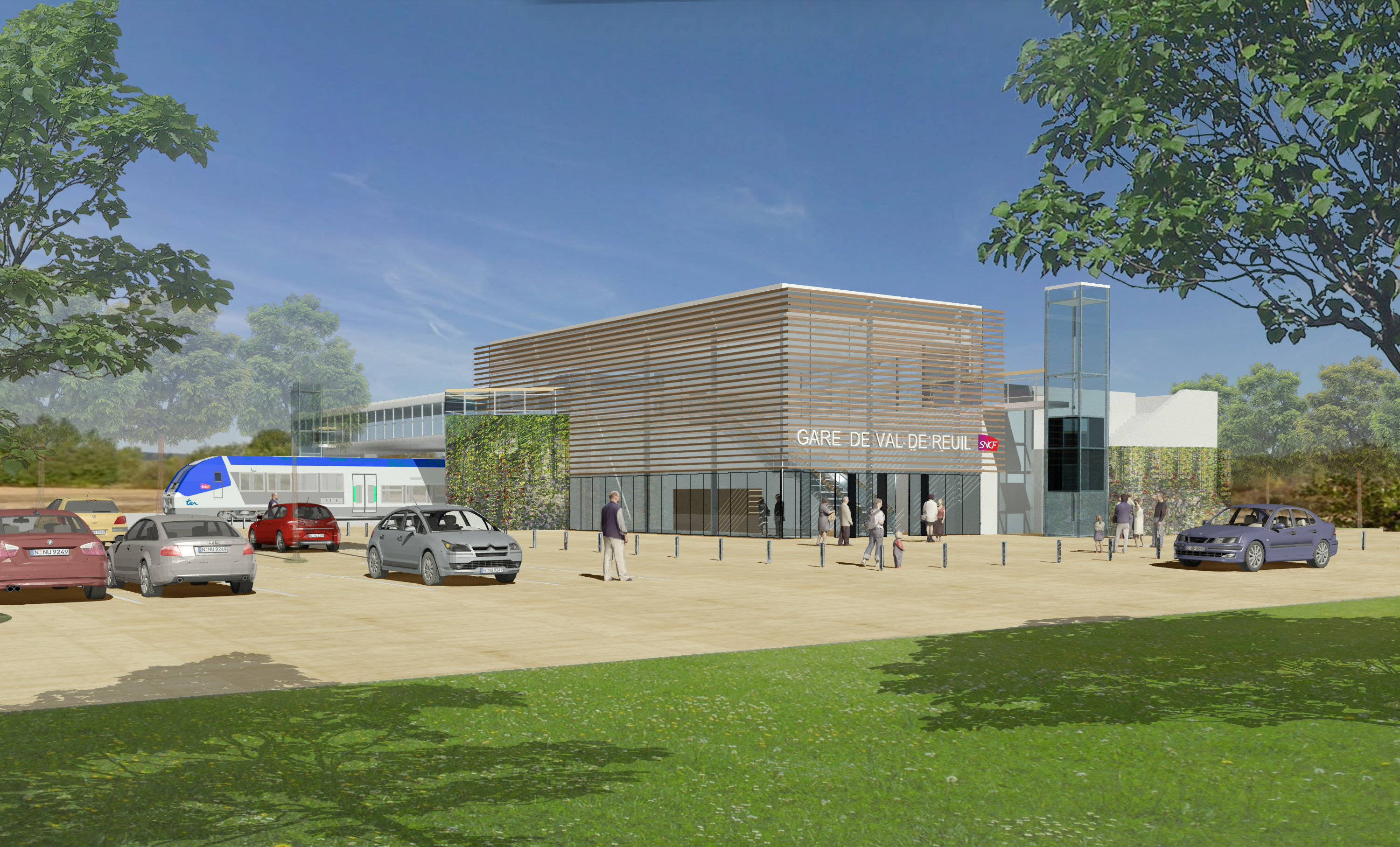 La 1ère pierre de la gare est posée !