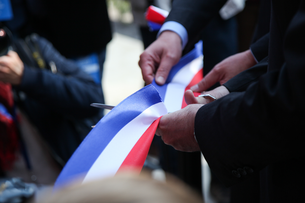 La défense des couleurs de la République