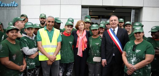 Florence Parly, Ministre des Armées à Val de Reuil - rencontre avec les chantiers jeunes