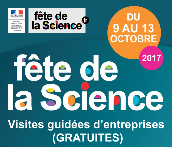Fête de la Science - visites guidées d'entreprises - 9 au 13 Octobre 2017