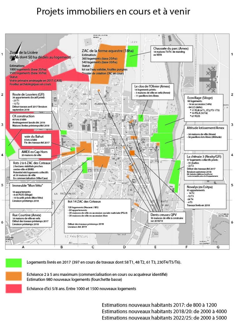 PLUi & PADD carte des projets