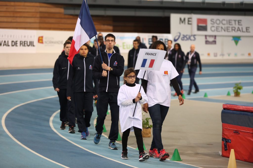 Saby Chevalme porte fièrement le drapeau français