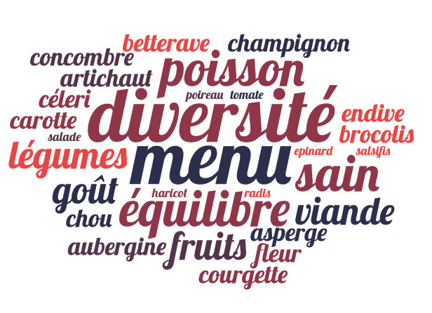menu de la cantine