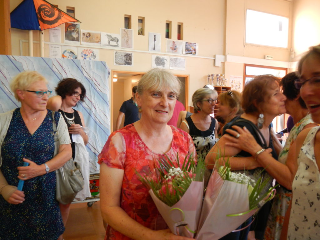 Annie Demarly, une femme heureuse, une retraitée active et honorée