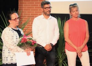 Beaucoup d'émotion pour Marie-Hélène Bonabal
