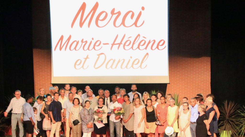 C'est entouré de nombreux collègues et amis que Marie-Hélène Bonabal et Daniel Harnist ont fêté leur départ en retraite