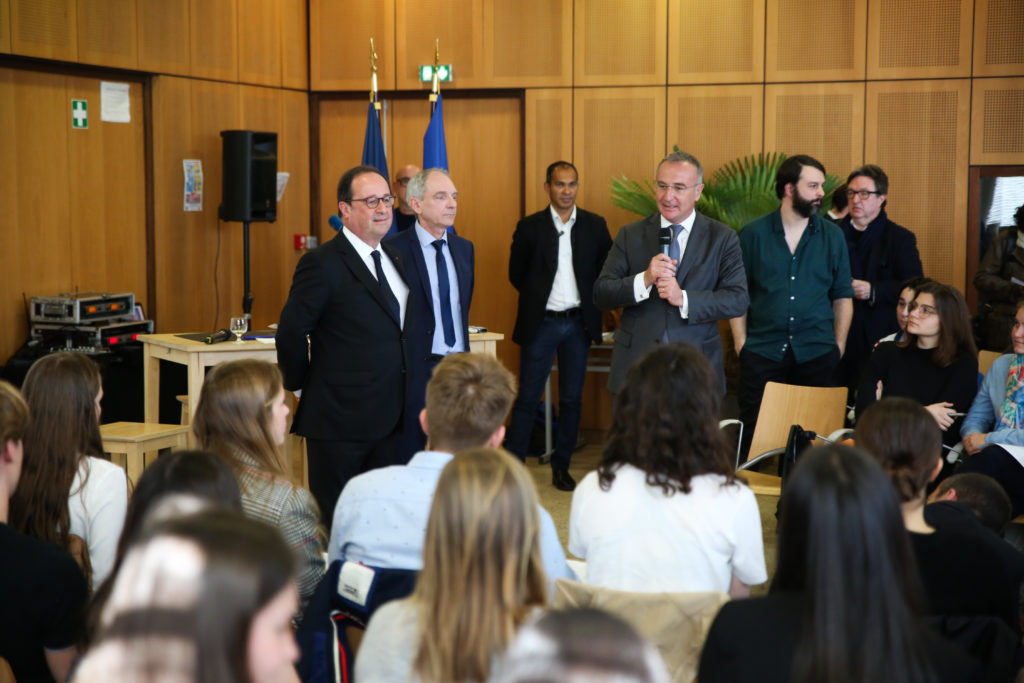 Marc-Antoine Jamet a tenu à remercier François Hollande pour tout ce qu'il a fait pour la ville