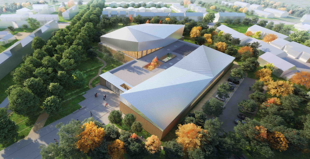 Léo Lagrange se développera sur 4 300m² pour un budget de 6,8 millions d’euros, sa construction demandera 16 mois de chantier