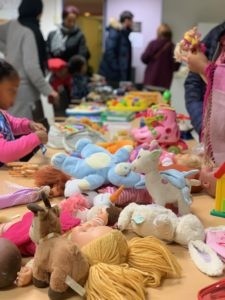 L'association des parents d'élèves organisait son premier troc aux jouets