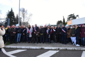 Les élus rolivalois s'étaient mobilisés au moment de l'annonce du déménagement du laboratoire vers la Belgique