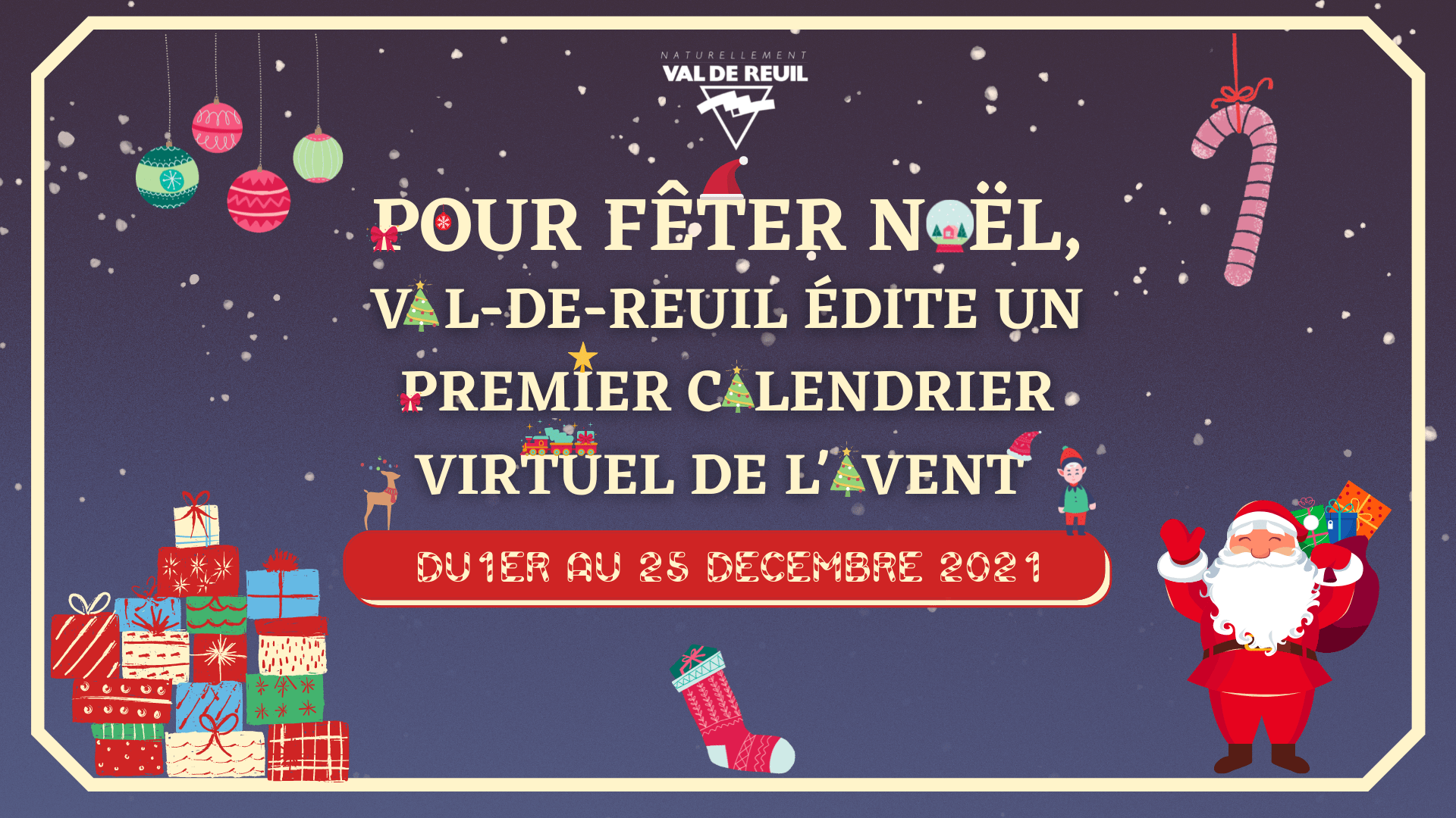 Pour fêter Noël, Val-de-Reuil édite un premier calendrier virtuel de l’Avent