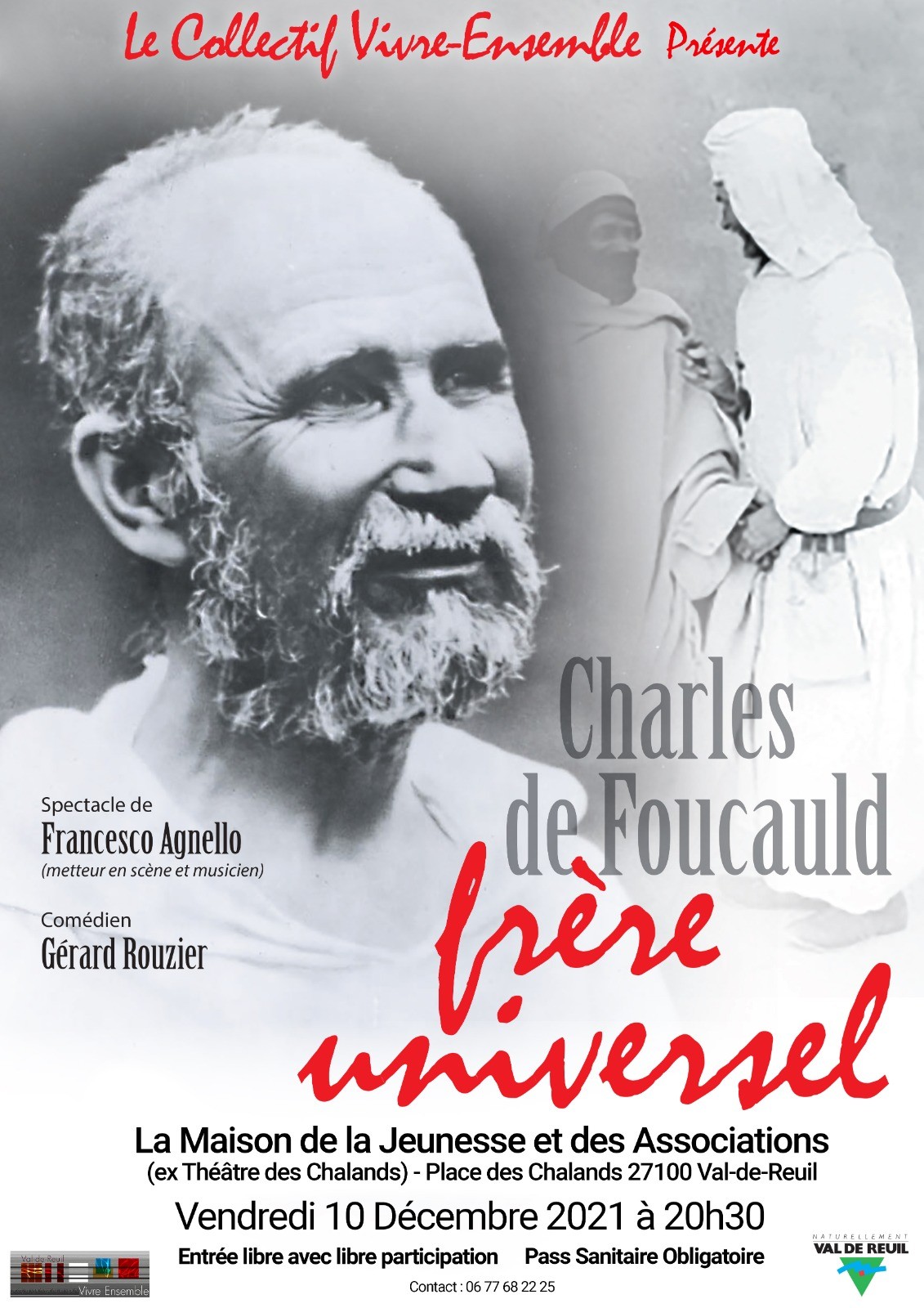 Maison de la Jeunesse et des Associations : “Charles de Foucauld, frère universel”