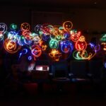 Atelier light painting Cyberbase 2022