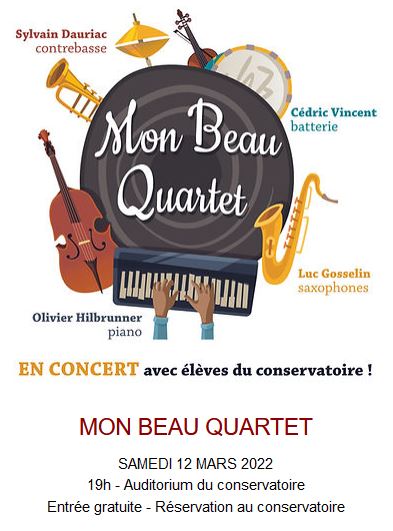 Concert « Mon beau Quartet »