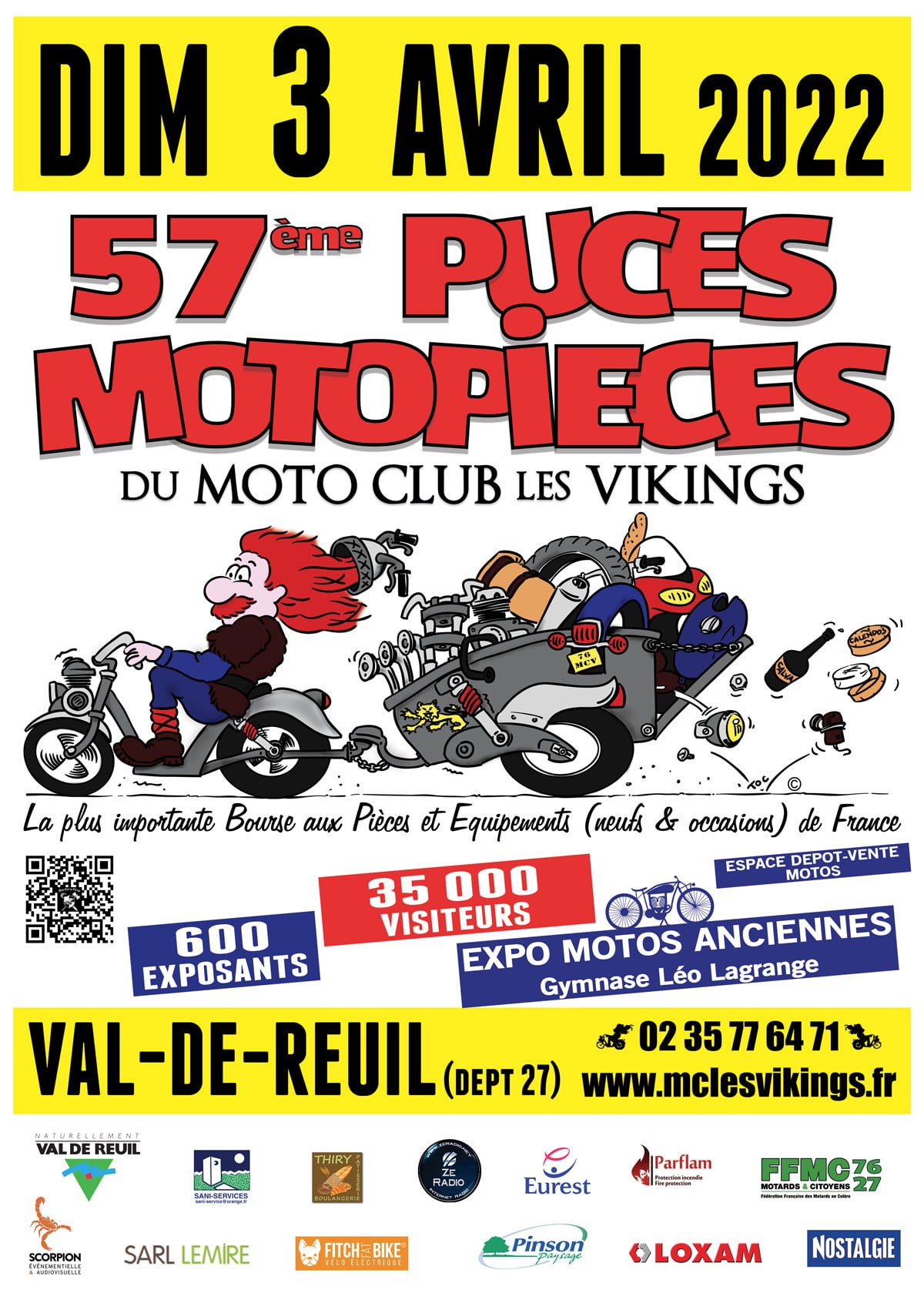 Moto Club Les Vikings : 57 eme Edition Puces Motopièces
