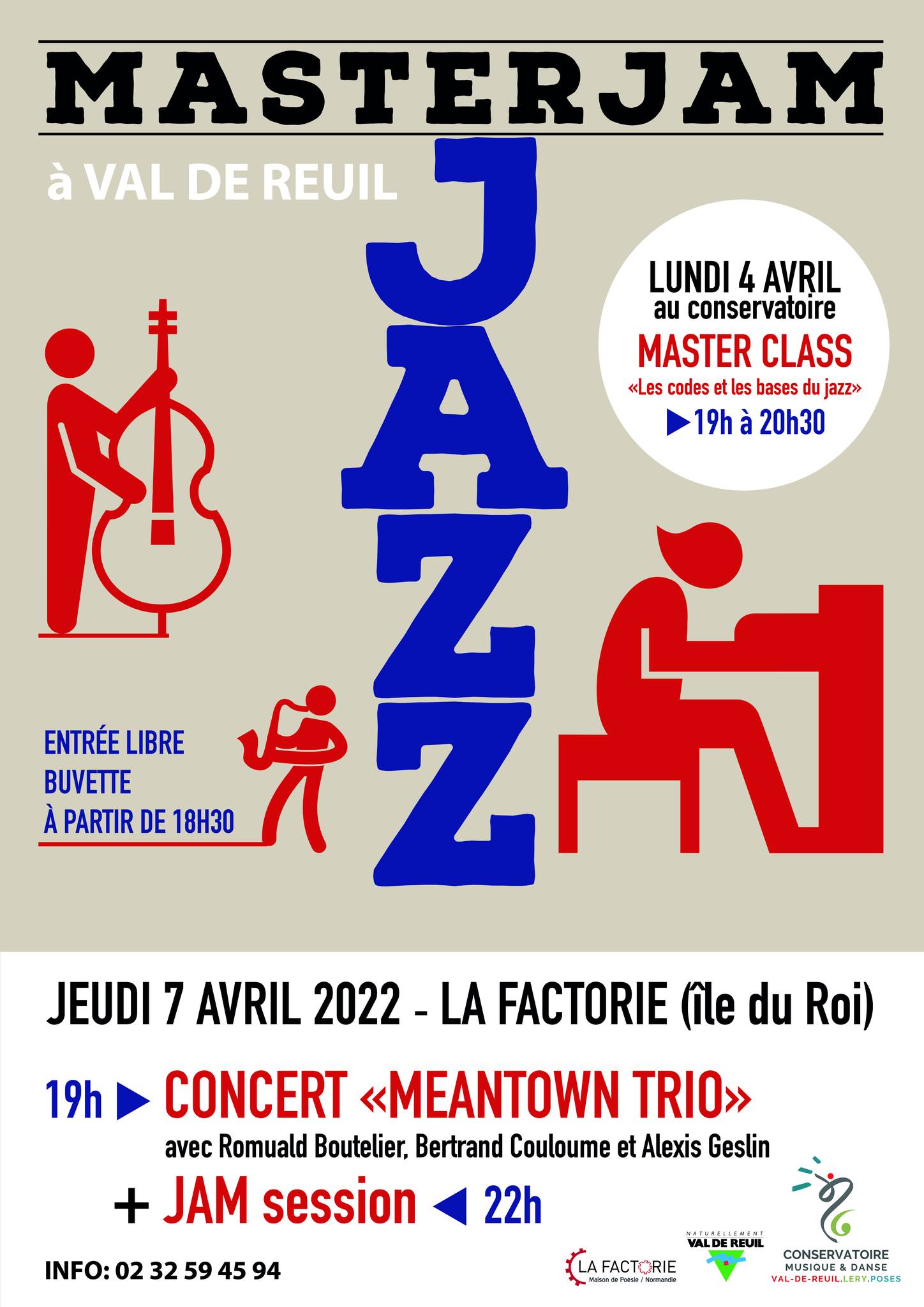 Conservatoire de musique et de danse : Master Class « Les codes et les bases du jazz »