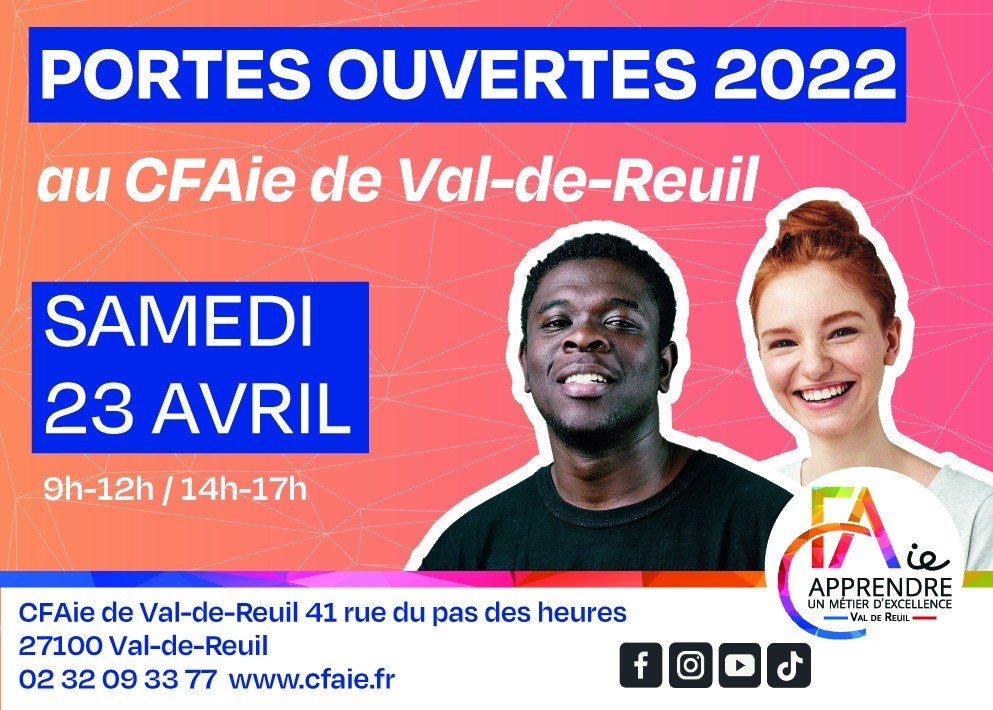 journée portes ouvertes CFAIE - 23 avril 2022