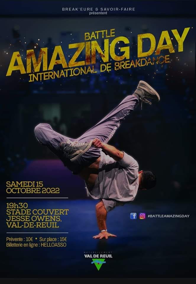Tournoi international de Breakdance : “Amazing day”