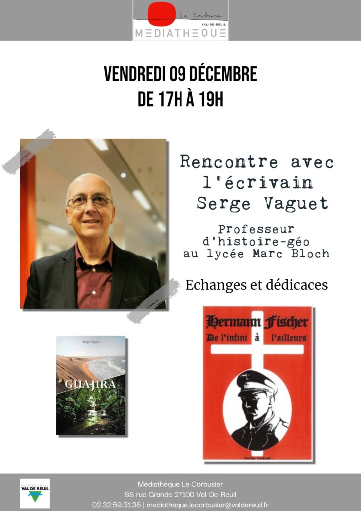 Rencontre avec l’écrivain Serge Vaguet