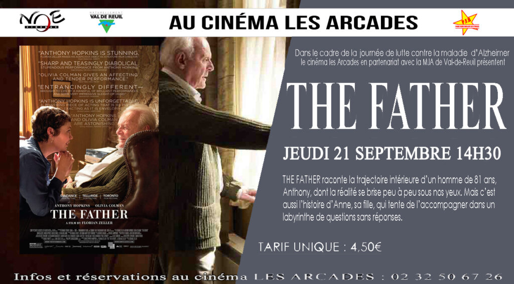 Cinéma Les Arcades - Séance spéciale "The father", de Florian Zeller