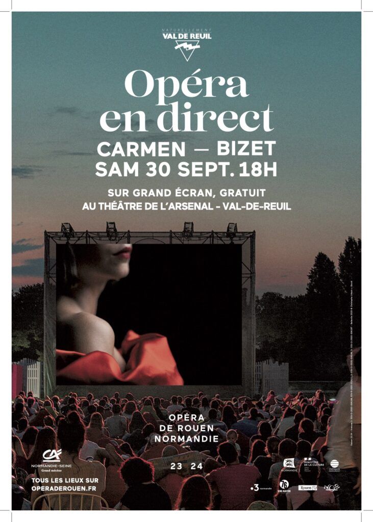 Opéra de Rouen Carmen, théâtre de l'Arsenal - samedi 30 septembre 2023 18h