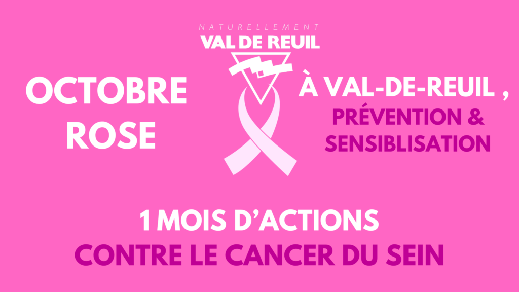 Octobre rose 2023 : prévention, sensibilisation, 1 mois d’actions !