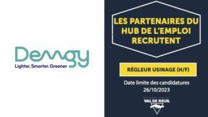 Recrutement partenaires hub - DEMGY - Offre d'emploi : Régleur usinage (H/F)