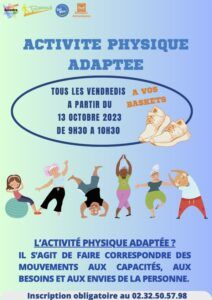 L'association Epireuil organise des séances de sports adaptées à partir du 13 octobre 2023.