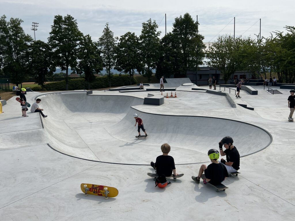Le nouveau skatepark vient d’ouvrir ses portes au stade Jesse Owens