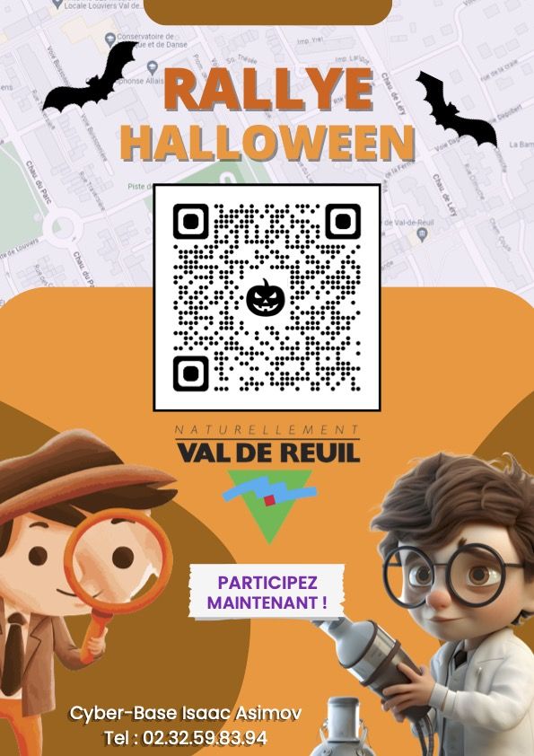 Jeu d'Halloween avec la cyberbase