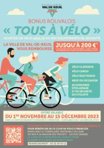 flyer bonus vélo