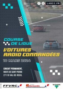 l'association ARCC accueille une course régionale de voitures radiocommandées dimanche 10 mars de 8 à 18h sur le circuit de l'ARCC (Route de St-Pierre).