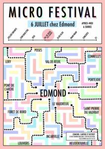 Le micro festival revient pour sa 3ème édition le samedi 6 juillet, organisé par l'association Dynamo et accueilli dans le cadre verdoyant de la cantine Edmond.