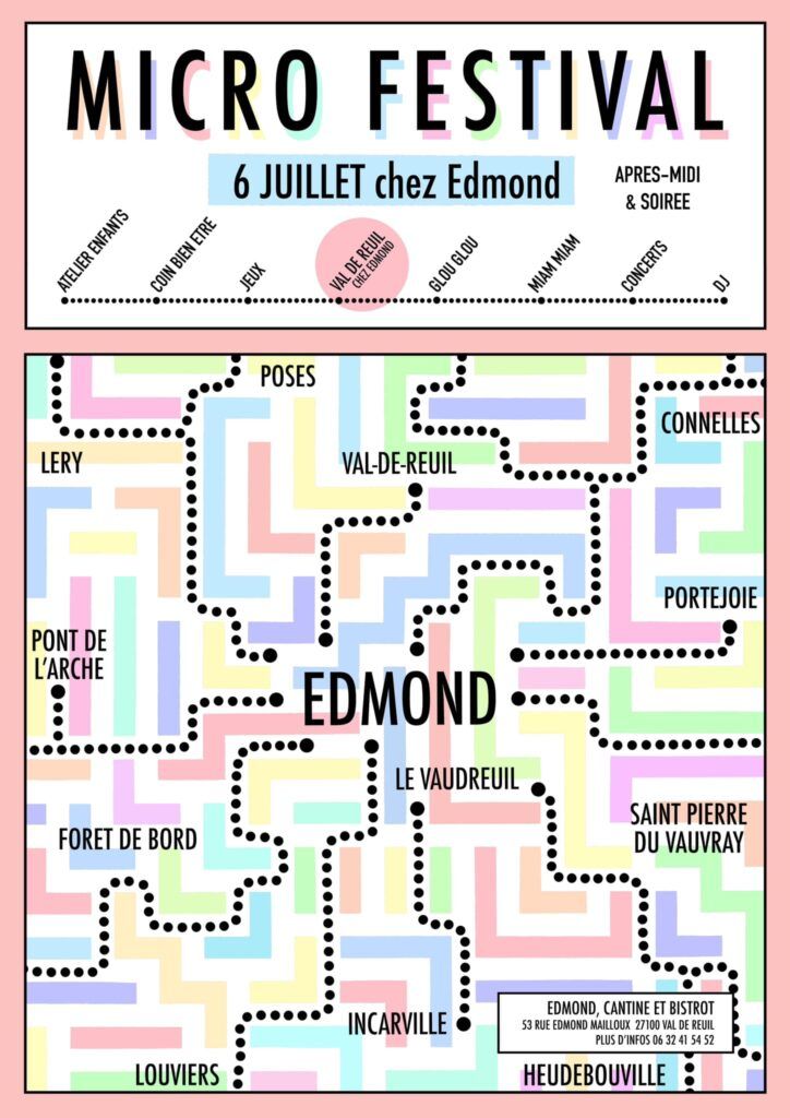 Le micro festival revient pour sa 3ème édition le samedi 6 juillet, organisé par l'association Dynamo et accueilli dans le cadre verdoyant de la cantine Edmond.