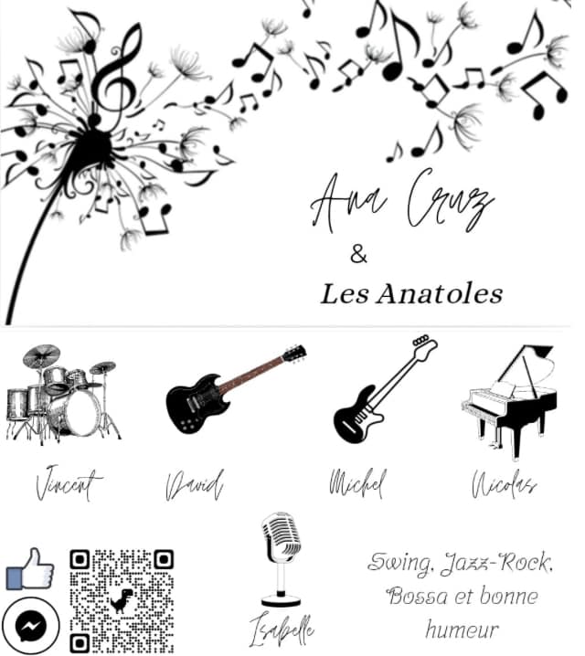L'association La Laverie propose un apéro concert avec le groupe Ana Cruz & les Anatoles, vendredi 24 janvier 2025 de 19h à 21h (114 rue Grande, 27100 Val-de-Reuil).