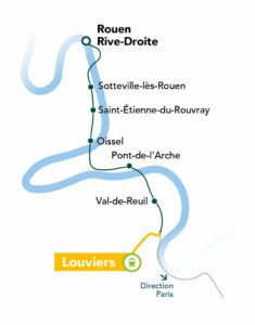 Ligne Rouen Louviers projet 3