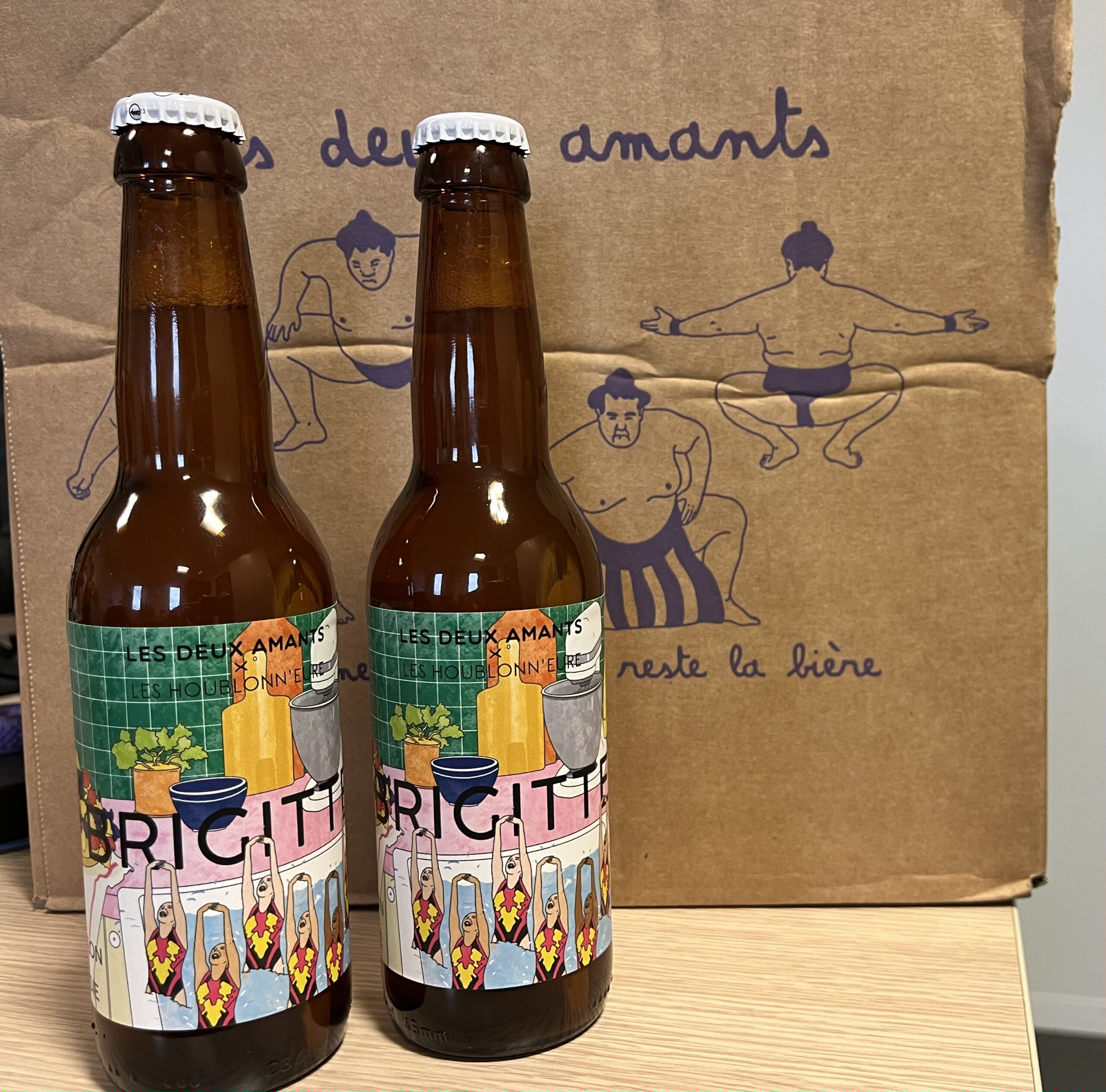 Brigitte bière brasserie 2 Amants