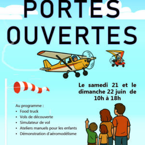 Le Club d'Aviation Légère de Haute-Normandie (CALHN) organise un week-end portes ouvertes le samedi 21 et dimanche 22 Juin de 10h à 18h.