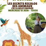 Mercredi 18 Juin à 15h30, à l’occasion du lancement de la manifestation nationale "Partir en Livre" sur le thème Les animaux et nous, la médiathèque vous propose un spectacle "Les secrets rigolos des animaux" de la Cie La Belle Envolée.