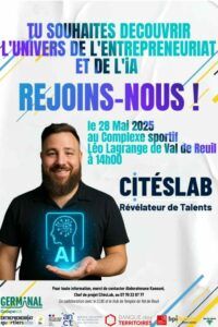 En collaboration avec le CCAS et le Hub de l’Emploi de Val-de-Reuil, l'association Germinal vous convie à un moment d’échange autour d’un petit-déjeuner convivial au : Complexe sportif Léo Lagrange de Val-de-Reuil Le 28 mai à 14h00