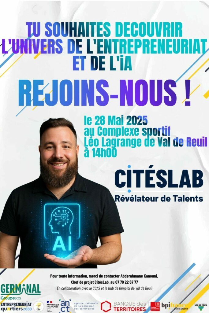 En collaboration avec le CCAS et le Hub de l’Emploi de Val-de-Reuil, l'association Germinal vous convie à un moment d’échange autour d’un petit-déjeuner convivial au : Complexe sportif Léo Lagrange de Val-de-Reuil Le 28 mai à 14h00