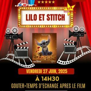 Vendredi 25 juin à 14h30, Epicentre vous propose une séance au cinéma les Arcades à Val de Reuil pour voir le film Lilo et Stitch.