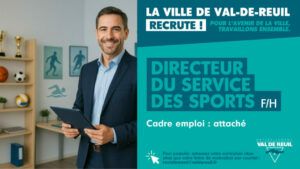 La Ville de Val-de-Reuil recrute un directeur du service des sports (F/H).
