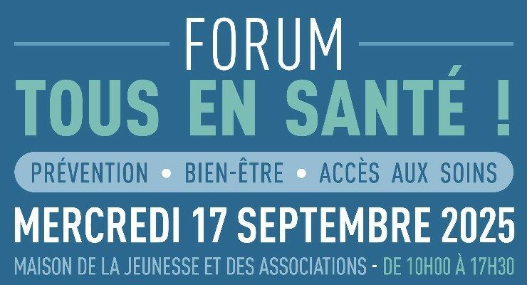Prévention – Bien-être – Accès aux soins pour tous les Rolivalois avec le forum santé organisé à la MJA le 17 septembre prochain !