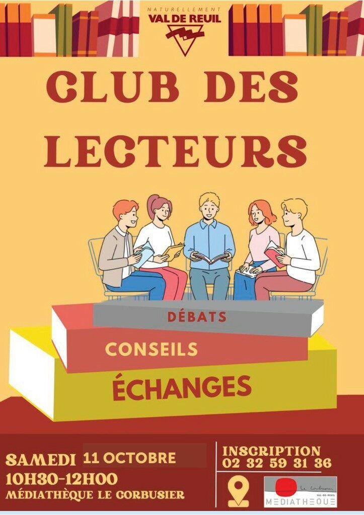 La médiathèque Le Corbusier vous invite à démarrer la rentrée en douceur ! Rendez-vous samedi 11 octobre, de 10h30 à 12h00, pour un moment convivial autour d’un thé. Partagez vos coups de cœur de l’été et échangez vos impressions lors du Club des lecteurs !