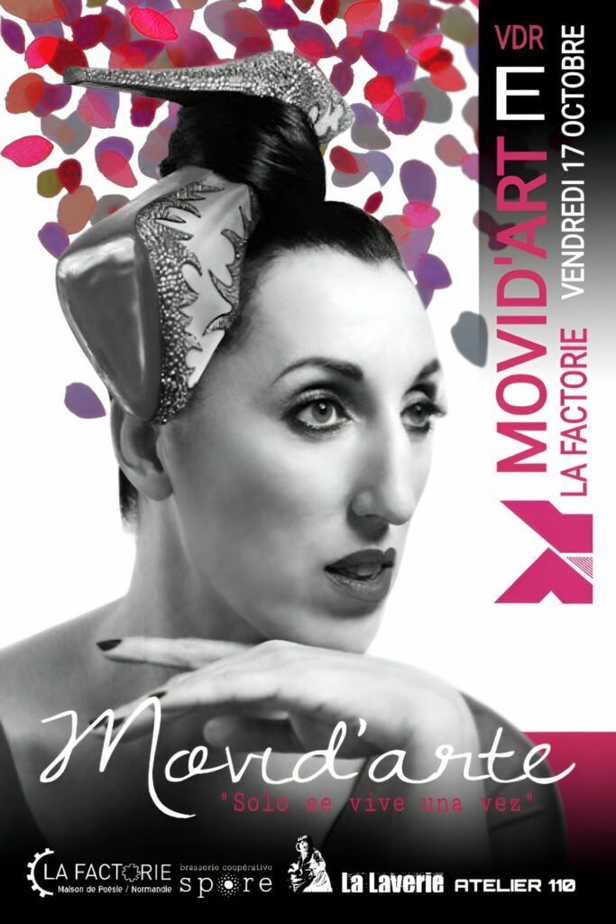 Pour célébrer la MOVIDA, mouvement de fête et de liberté qui accompagna la transition démocratique espagnole des années 70-80, nous vous invitons à faire de l'Art une fête - VENDREDI 17 OCTOBRE à LA FACTORIE (ile du Roi, 27100 Val-de-Reuil)