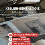 La médiathèque Le Corbusier de Val-de-Reuil vous propose un atelier de généalogie chaque mois.